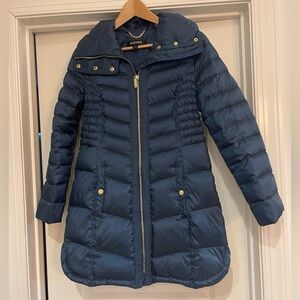 Ellen Tracy Women's Blue Puffer Duck down Coat